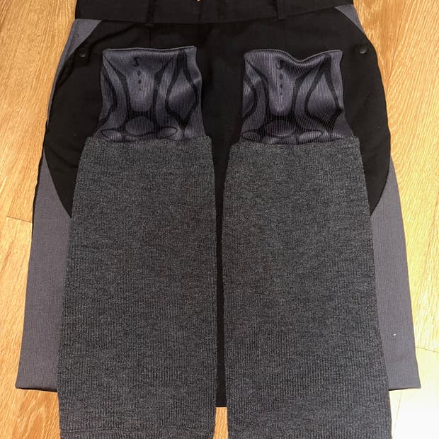 오호스 미디스커트 + 레그워머