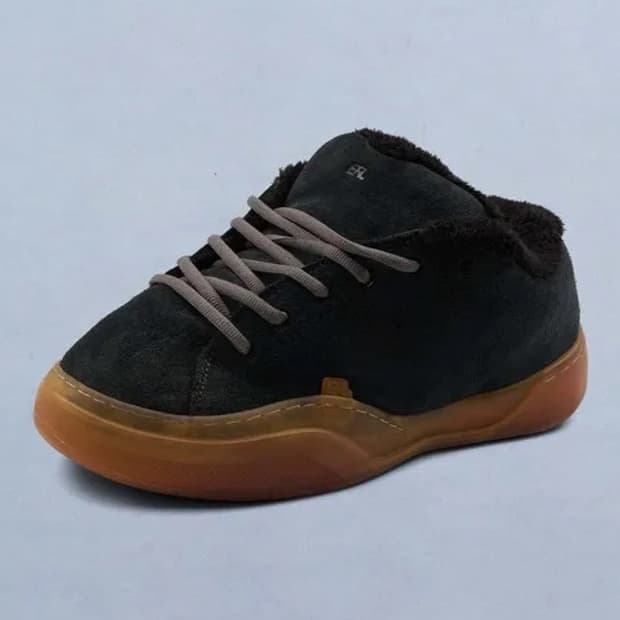 ERL vamp skate shoe Pirate black