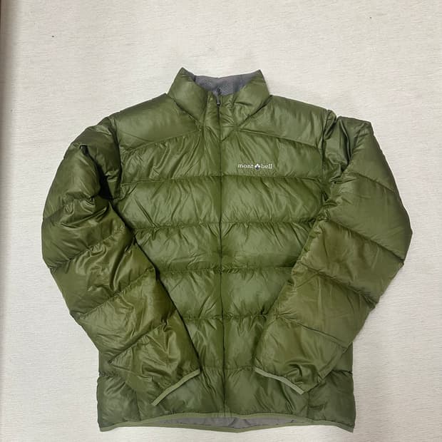 (M)몽벨 알파인 일본 빈티지 경량 다운 그린