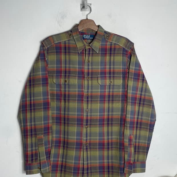 폴로 랄프로렌 체크 셔츠 긴팔