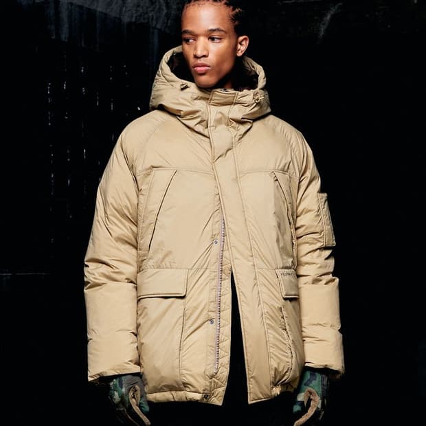 휠라 미들 다운 패딩