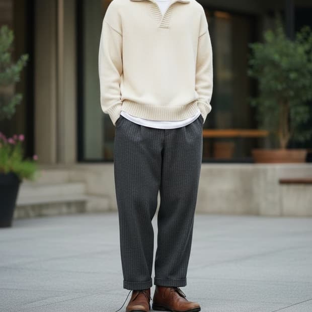 프라다 레이스업 브라운 부츠
