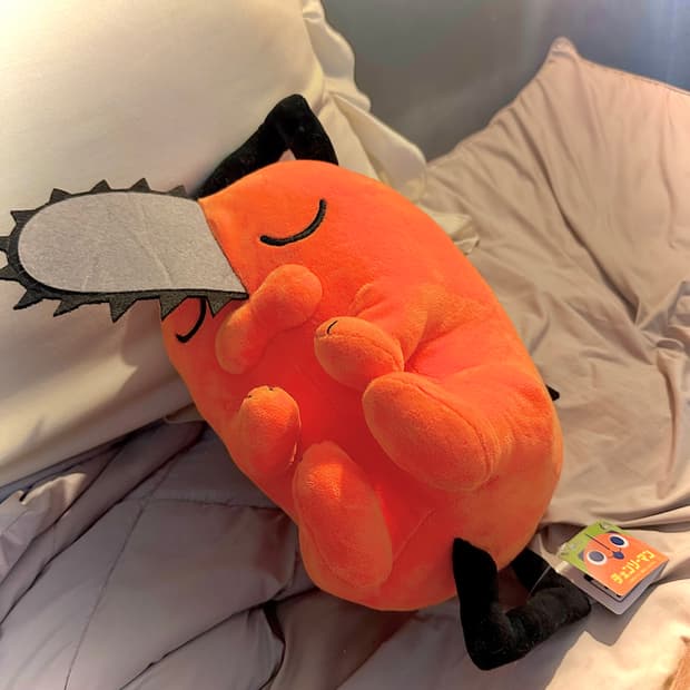 체인소맨 잠자는 포치타 인형
