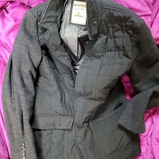 브렌우드 브릿지포트 퀼팅자켓 100