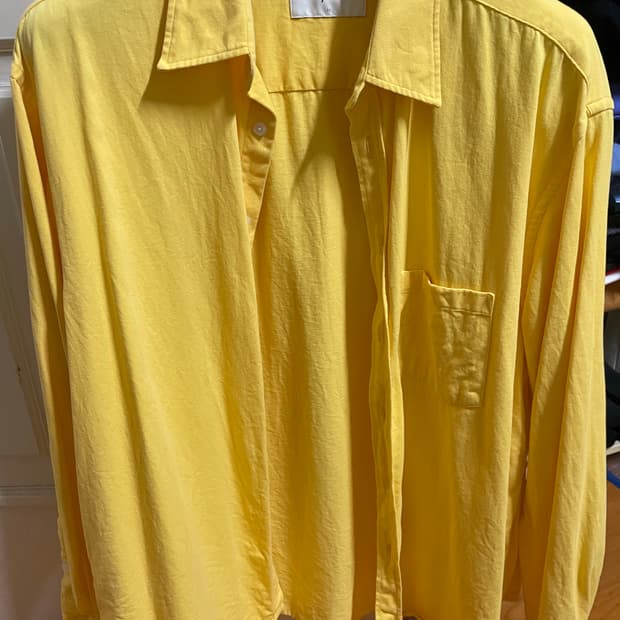 이얼즈어고 포이카 옐로우 셔츠 2사이즈 