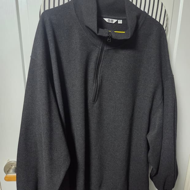(4XL) 유니클로 일본판 브러시드 하프집업