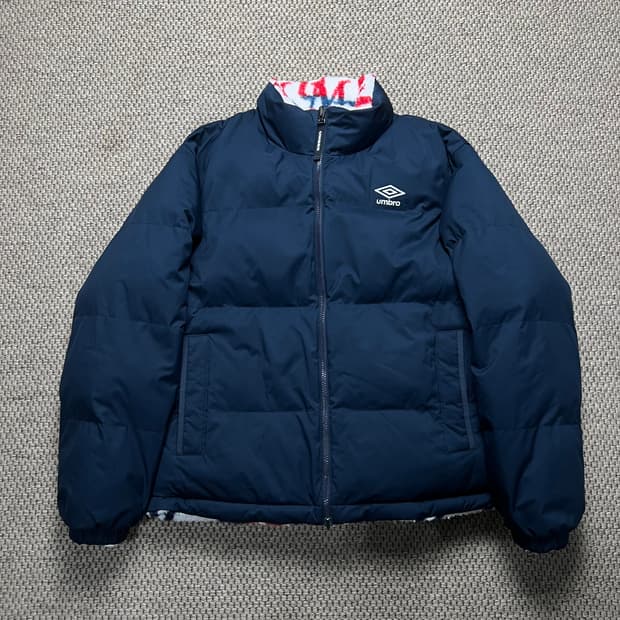 엄브로 온앤오프 리버시블 플리스 패딩 네이비 105