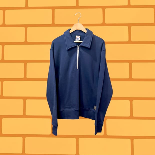 데우스 엑스 마키나 네이비 반집업 (L)