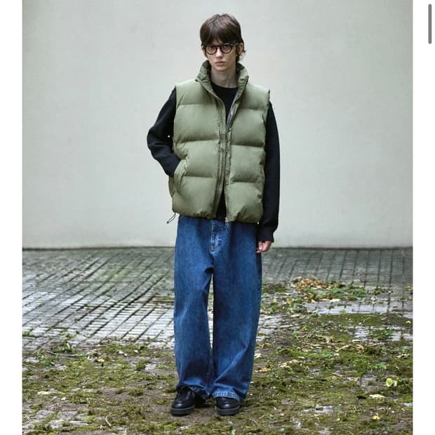 미니멀프로젝트 하이넥 패딩 베스트 M