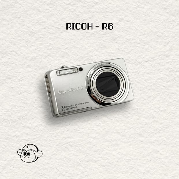 [📸리코감성] RICOH 리코 카프리오 R6 레트로 디지털 카메라