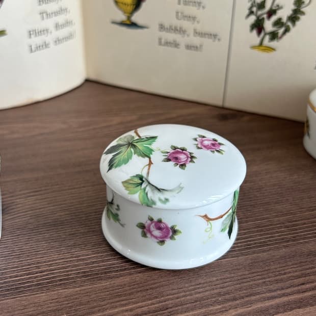 영국 빈티지 크라운포드 보석함 트링켓