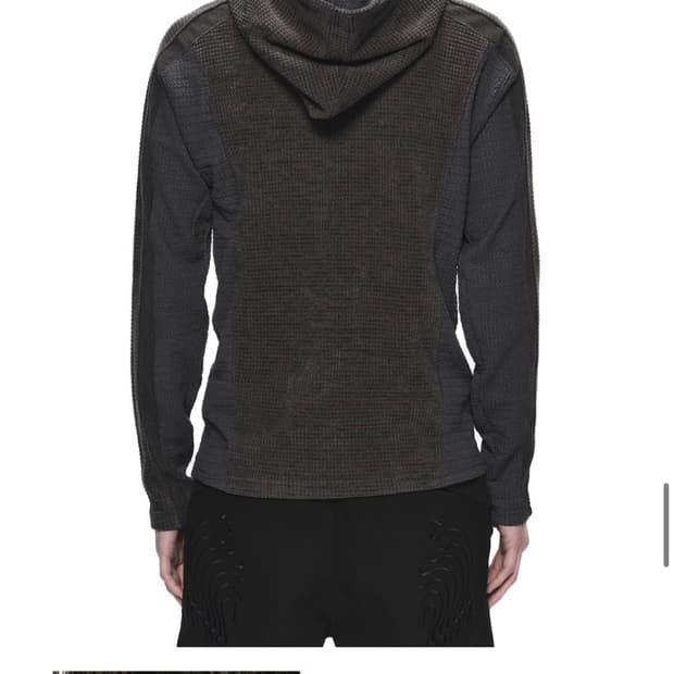 이그노타 CORE:14 PANELED HOODIE (CHARCOAL)