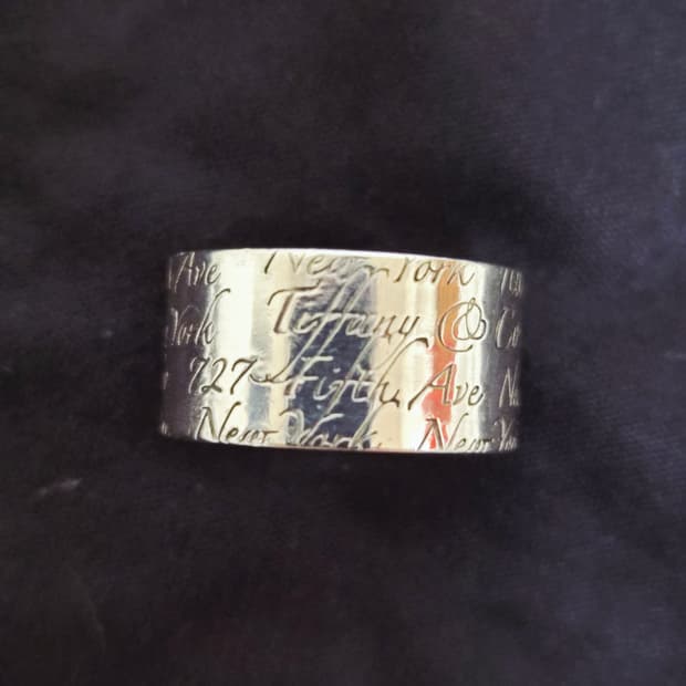 티파니앤코 실버 노트 링 반지