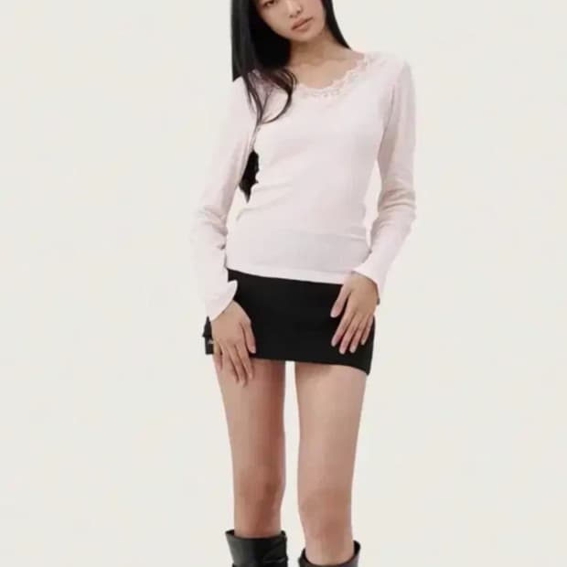 클리시어 크림도넛 화이트 Cream donuts long sleeve