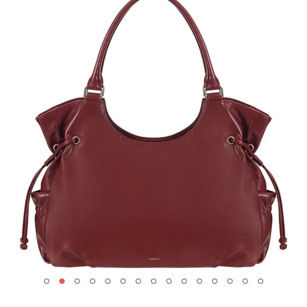 스탠드오일 브리지백 레드와인 토트백