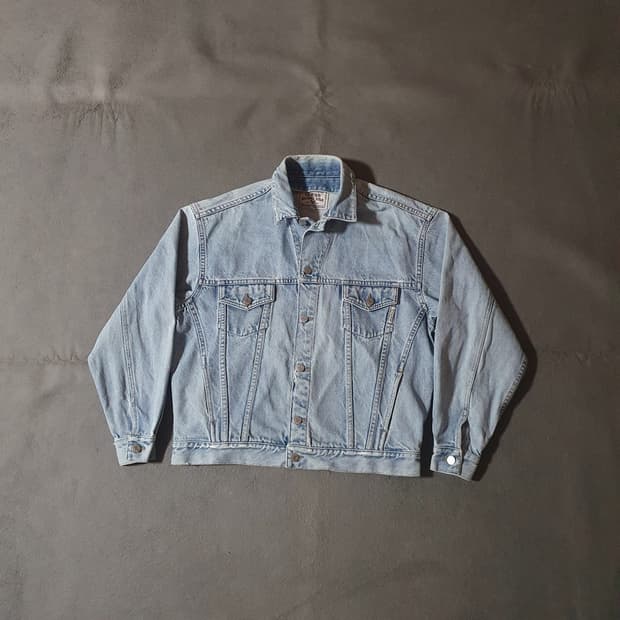90s GUESS USA 게스 데님 트러커 자켓 M