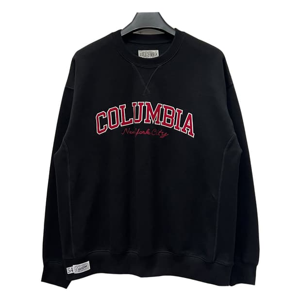 컬럼비아 유니버시티 아플리케 아치 맨투맨 L