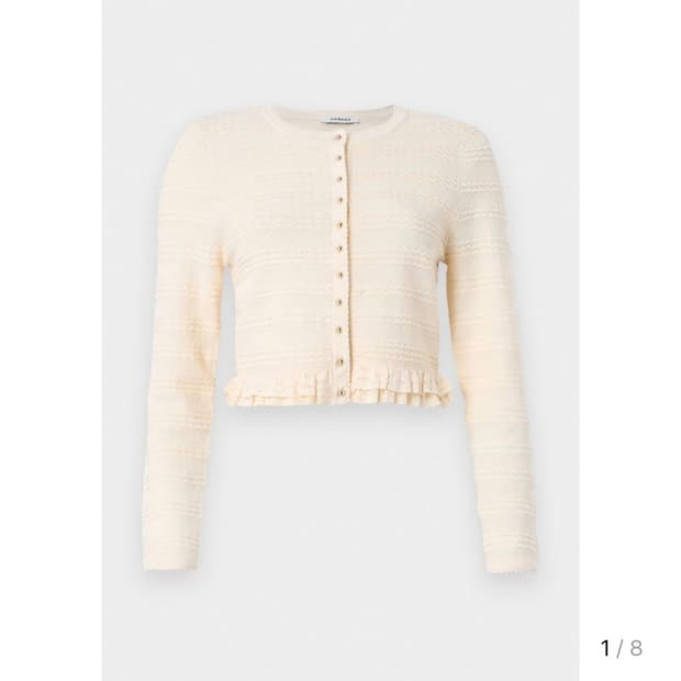 (정품) 산드로 니트 가디건 폴란트 러플 Ruffled 가디건 1사이즈