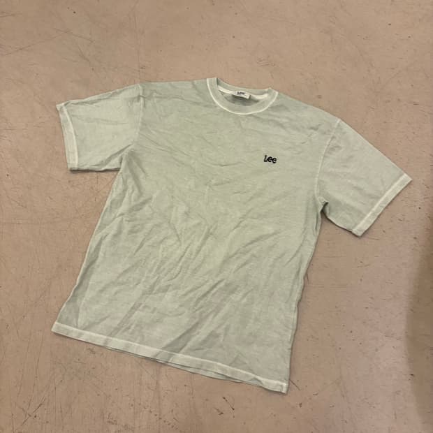 Lee 스몰로고 민트 반팔티