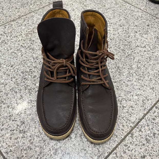 비포지티브 (Be Positive) 가죽 하이탑