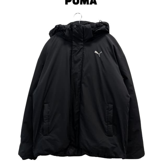 푸마 덕다운 패딩 자켓 블랙