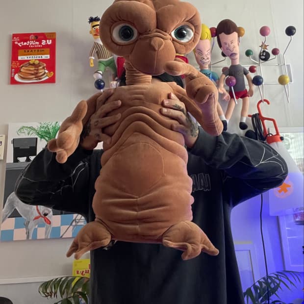 빈티지 이티 E.T 대형 인형