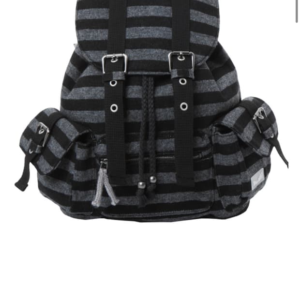 탠스댄스 백팩 Wool stripe backpack_black 판매