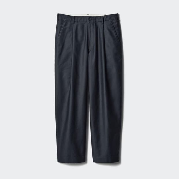 [32] 유니클로 JWA 턱와이드 팬츠 다크 그레이