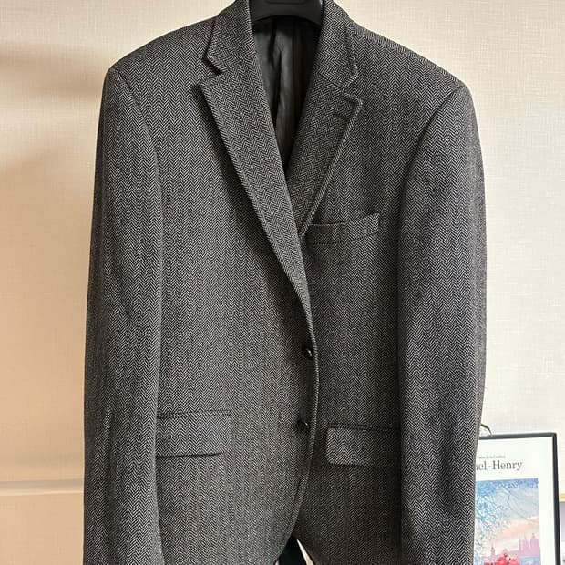 제이프레스 울캐시 헤링본 자켓 43R (캐나다 메이드)