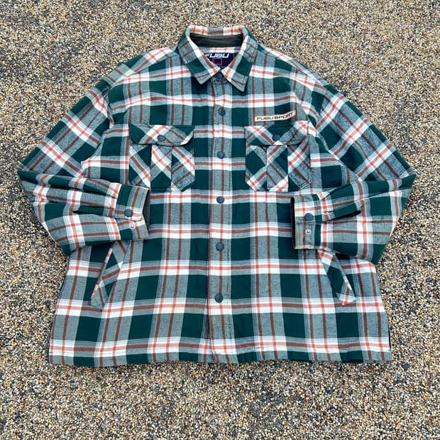 Fubu 체크패턴 패딩 자켓