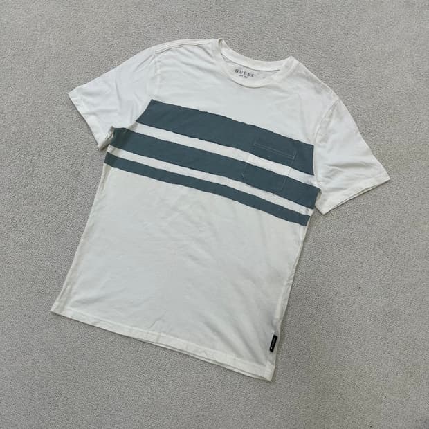 L 게스 포켓 반팔 티셔츠 0415M