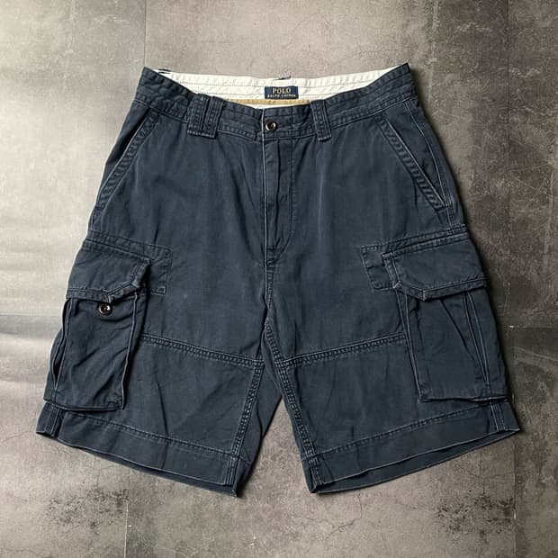 RALPH LAUREN 랄프로렌 플랩포켓 카고 워크 하프팬츠 A01266