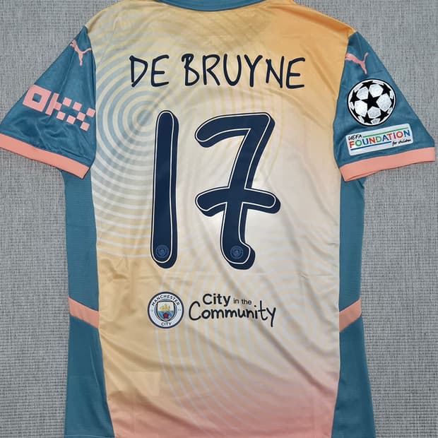 맨체스터 시티 케빈 더브라위너 유니폼 M사이즈