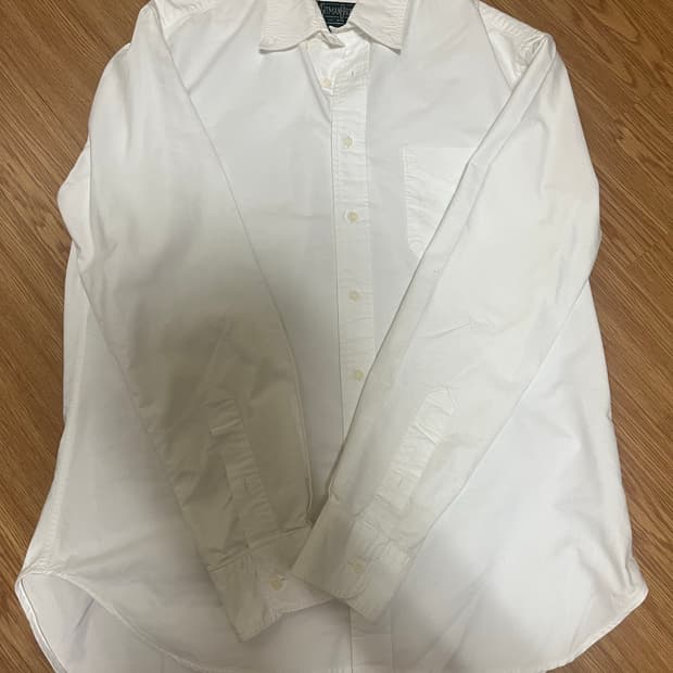 짓먼빈티지 화이트 옥스포드 셔츠 L사이즈