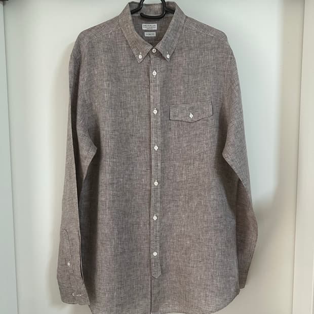 브루넬로 쿠치넬리 린넨 셔츠