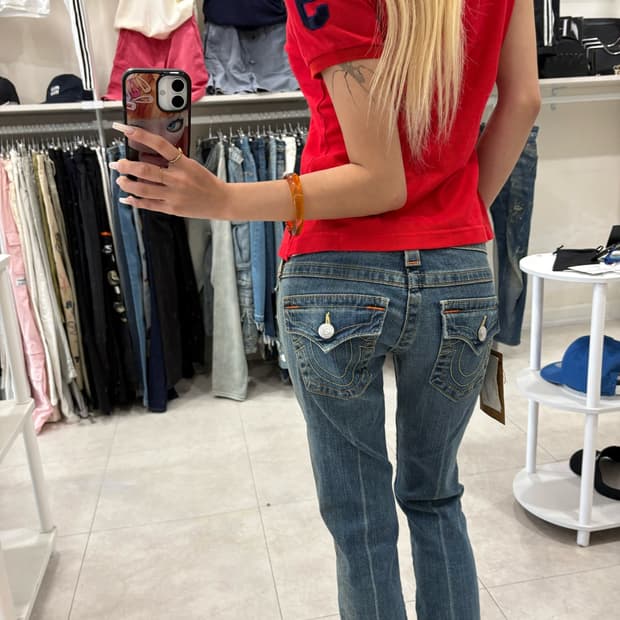 True Relision Straight Fit Denim Pants