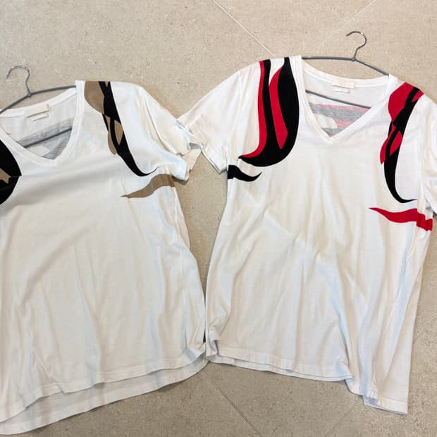 명품 알렉산더맥퀸 이태리 반팔 티셔츠 M 2장 일괄