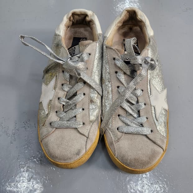 230 골든구스 실버 스니커즈 0408Y
