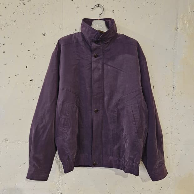 빈티지 모 스웨이드 봄버