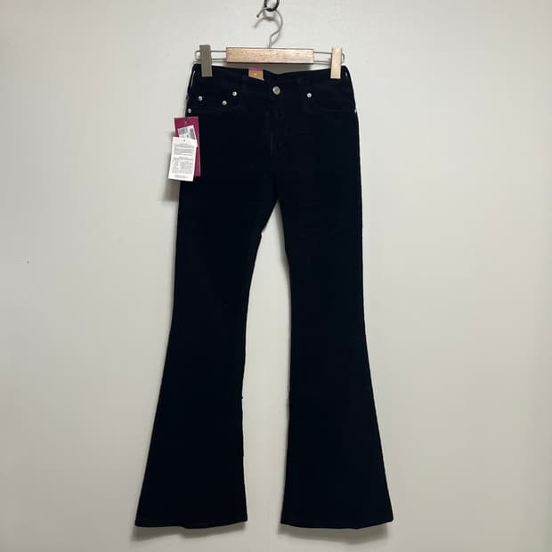 시마론 Cimarron  블랙 코듀로이 부츠컷 팬츠 28