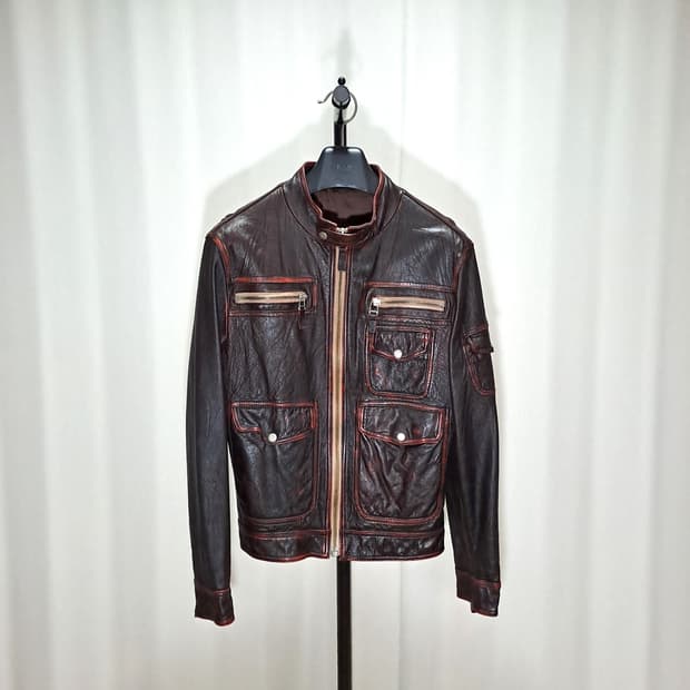 (택포) 5포켓 양가죽 워싱자켓 48 B553