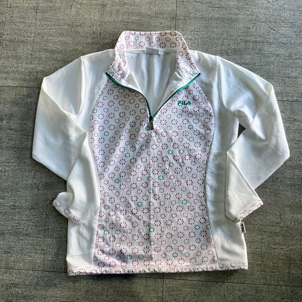 Fila 휠라 핀터깔y2k 달천깔페어리 셔츠스웻셔츠 일본판