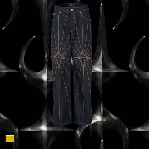 TC Chain Stitch Denim Pants