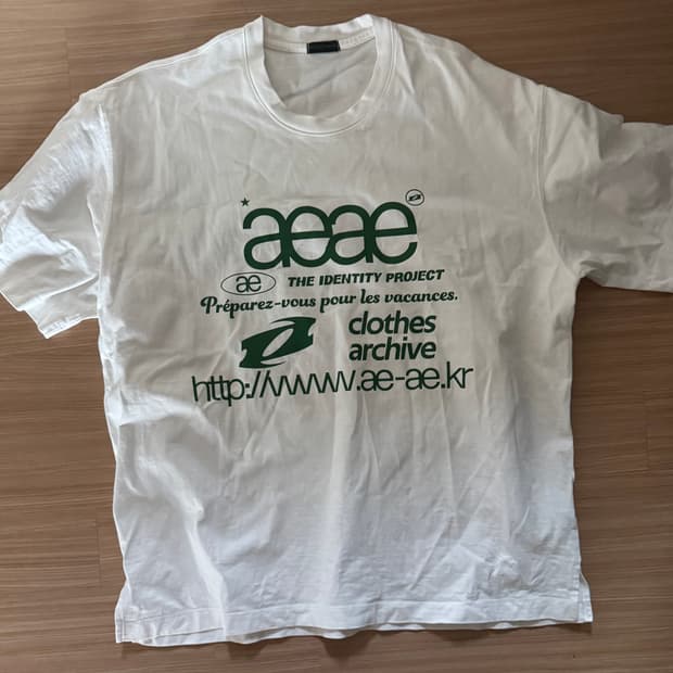 aeae 더아이덴티티프로젝트 collabo half sleeve 