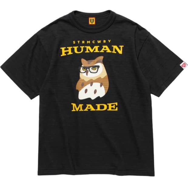 휴먼메이드 부엉이 그래픽 티셔츠