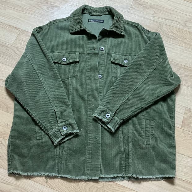 자라 코듀로이 셔츠