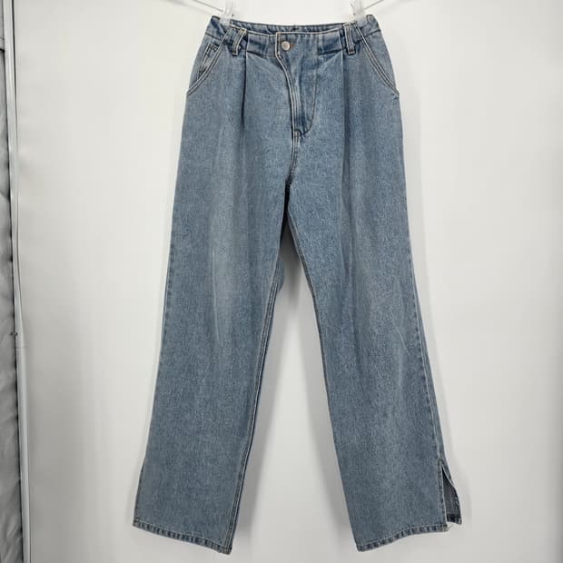 빈티지 데님 와이드 팬츠