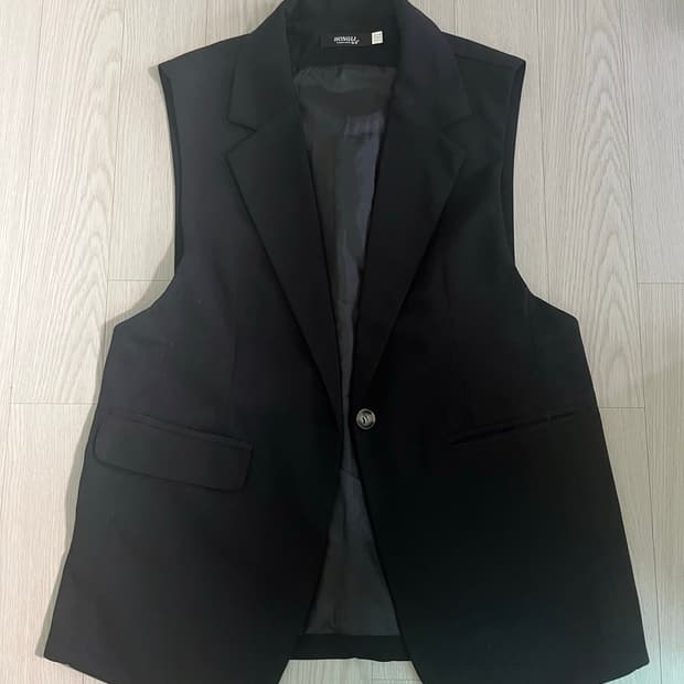 홍리 민소매 자켓