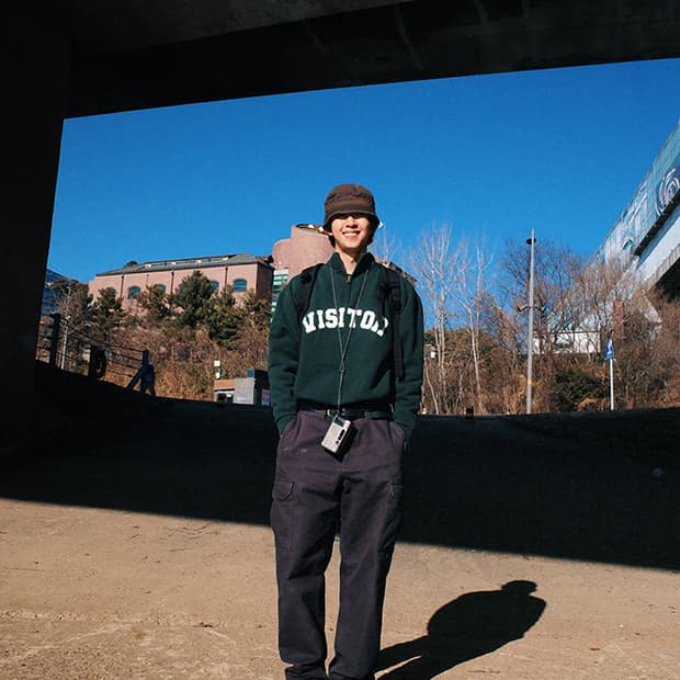 [M]컬렉트피시스 하프집업 딥그린