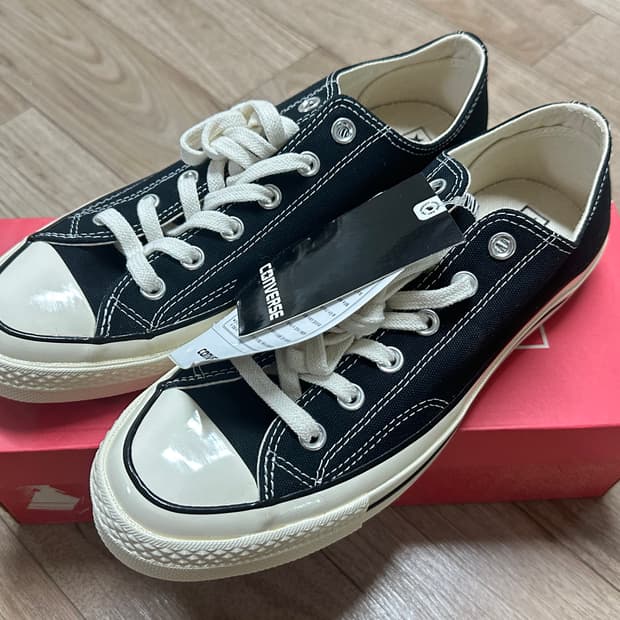 컨버스 척테일러70 블랙 로우260 새상품